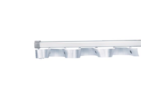 İyi bir fiyat. 1.2mm Kalın 28 * 23mm Duvara Monte Perde Raylı Sistem Tekli Çift çevrimiçi