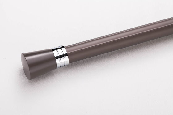 İyi bir fiyat. aluminum material extra thick strong bearing curtain rod for heavy curtains with aluminum finals çevrimiçi