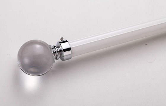 İyi bir fiyat. aluminum material silent to slide curtain rod for heavy curtains with crystal finals çevrimiçi