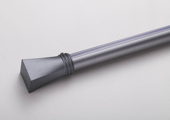 İyi bir fiyat. Thickened aluminum alloy curtain pole octagonal Roman bar track double bar top mounting side mounting ring plug bracket çevrimiçi