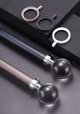 İyi bir fiyat. Curtain Rod Single Rod Aluminum Alloy Silent Top Side Mounted Bracket Roman Rod Curtain Track Accessories çevrimiçi